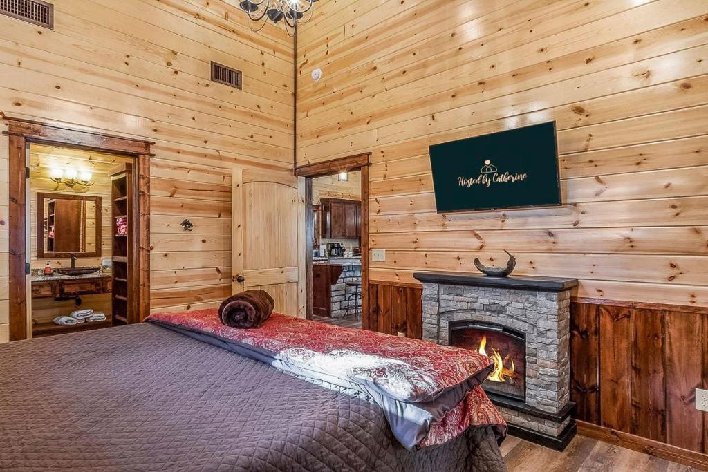 Large Luxury 2Br Cabin W Hot Tub Double Trouble Was Designed For Fun Comfort And Memories Minutes From Buzzling Hochatown And Beautiful Beaver Bend State Park Broken Bow Exterior foto